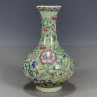 ราคา โบราณวัตถุ, โบราณวัตถุ, สินค้าเก่า, สินค้าเก่า, พอร์ซเลนโบราณ, เบ็ดเตล็ด, สีเขียวเคลือบ, สีชมพู, ดอ (24496215619)