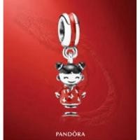 ราคา (ของแท้ พร้อมส่ง) Pandora Chinese Doll Dangle แพนโดร่าติ้งแพนโดร่าตุ๊กตาจีน (44323318052)