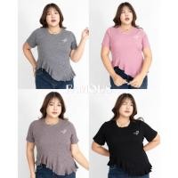 ราคา FAMOUS เสื้อยืดดีเทลชาย ปัก famous หัวใจ #FMBL-F1T149 (53604765987)