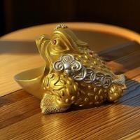 ราคา สินค้าใหม่พร้อมสต็อกคางคกทองเครื่องประดับเปิดของขวัญห้องนั่งเล่นตกแต่งบาร์โกลเด้นจักจั่นเครื่องประดับสมบัติสํานักงานสามขาคางคกเครื20260121 (52304993388)