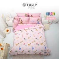 ราคา TULIP DELIGHT ชุดผ้าปูที่นอน ดิสนีย์ ปริ้นเซส Disney Princess Digital Print DLD033 สีชมพู #เจ้าหญิง (27776186983)