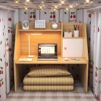 ราคา โน๊ตบุ๊คเขียนโต๊ะคอมพิวเตอร์ล่างสองชั้นหอพักหอพักโต๊ะศึกษาเตียงโต๊ะแขวนเครื่องมือที่มีประโยชน์นักศึกษาวิทยาลัยโต๊ะ ปี2 (48652455064)