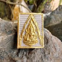 ราคา พระผงของขวัญ พระพุทธชินราช ลงรักปิดทอง รุ่นโครงการอาหารกลางวัน พิธีเสาร์ 5 จ.พิษณุโลก หลังโค๊ตยันต์อกเลา (28537201842)