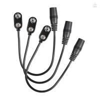 ราคา 3ชิ้น9โวลต์แบตเตอรี่คลิปแปลงเชื่อมต่อสแน็ป2.1มิลลิเมตร* 5.5มิลลิเมตรหญิงเสียบสําหรับกีตาร์ผลหนึ่งจุดแหล่งจ่ายไฟ (24937379798)