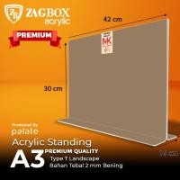 ราคา ที่วางเต็นท์อะคริลิค - การ์ดเต็นท์อะคริลิค A3 T ทิวทัศน์ Brochure (55202789979)