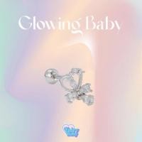 ราคา Fairybaby จิว Glowing Baby ( 1 ชิ้น ) จิวหู รูปหัวใจ ประดับเพชร สีขาว รูป โบว์ น่ารัก สวย (J1-049) (43960852582)