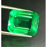 ราคา มรกต Columbia สั่งเคราะ เป็นพลอยไบรอนที่ทำจากแลบ คุณสมบัติเหมือนมรกตแท้ Lab-Grown Columbian Emerald (Biron). (16674249885)