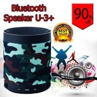 ราคา ลำโพงบลูทูธ Bluetooth Speaker รุ่น - U3+ -สีเขียวลายพราง (1966062067)