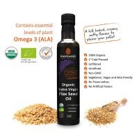 ราคา Rawganiq น้ำมันเมล็ดแฟลกซ์ซีดสกัดเย็นออร์แกนิค Organic Extra Virgin Golden Flaxseed Oil (275ml) (6038239186)