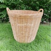 ราคา ตะกร้าหวาย เข่งหวาย ตะกร้าผ้า ตะกร้าสานมีหูหิ้ว ขนาดใหญ่ 18นิ้ว 17นิ้ว เข่งสานมีฝาปิด ตะกร้าสานลาย (5641943771)