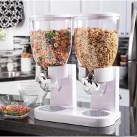ราคา โถซีเรียล Dispenser Dual Cereal กล่องเก็บอาหาร เครื่องจ่ายอาหารแห้ง ชั้นเก็บซีเรียลแห้ง (24243270537)