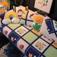 ราคา 1/2/3/4ที่นั่งแผ่นรองโซฟา ผ้าปูโซฟา ผ้าปูอเนกประสงงค์ ผ้ากันฝุ่นแผ่นรองโซฟา ลายการ์ตูนผ้าคลุมโซฟารูปตัวแอล sofa cover (25131563388)