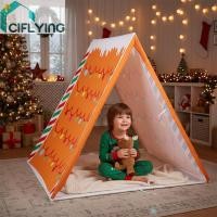ราคา เต็นท์คริสต์มาส Gingerbread เต็นท์เล่นบ้านขิงคริสต์มาสสําหรับเด็ก [Ciflying.th] (54402747992)