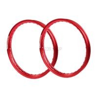ราคา วงล้อ ล้อ17 ล้อโลขอบ17 YOKO 1.40-17 สีแดง รุ่น ขอบเรียบ 1 คู่ 2 วง วงล้อ โยโก BO SHOP (44653029311)