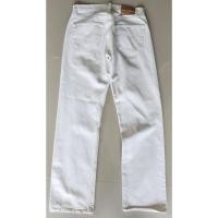 ราคา กางเกงยีนส์สีขาว Levi's 501-0122 U.S.A Size W31(I2667) (23435612764)