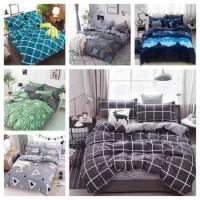 ราคา ผ้าปูที่นอน Cadar 4 in 1 ผ้าปูที่นอนขนาดควีนไซส์ผ้าปูที่นอนสไตล์เกาหลีผ้าฝ้าย Cadar (47904620658)