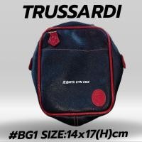 ราคา กระเป๋าสะพายข้างแบรนด์trussardiแท้มือสองญี่ปุ่น#BG1 (24244388984)