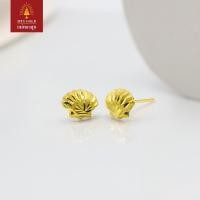 ราคา MTSGOLD ต่างหูแป้น ครึ่งสลึง เปลือกหอย (17964517319)