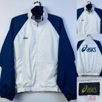 ราคา Asicsเสื้อแจ็คเก็ตผ้าร่ม เสื้อกีฬาสตรีทแฟชั่น มือสองญี่ปุ่น size M (26034254189)
