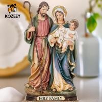 ราคา โคซี resin สำหรับบ้าน ของประดับคริสต์มาส รูปปั้นพระแม่มารีย์ โยเซฟ และเด็กพระเยซู (52451166957)