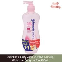ราคา (แพ็คคู่) Johnson's Body Care 24 Hour Lasting Moisture Body Lotion 400ml. จอห์นสัน บอดี้แคร์ สูตร ชุ่มชื่น 24 ชม. 400มล (10257457604)