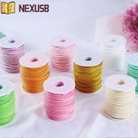 ราคา NEXUSBEAM เชือกกํามะหยี่หนัง, ด้ายม้วนหนังนิ่ม Faux ทําด้วยมือ, สร้อยข้อมือถัก 50 หลาสไตล์เกาหลีสายไฟของขวัญบรรจุภัณฑ์เชือก DIY (48054971017)