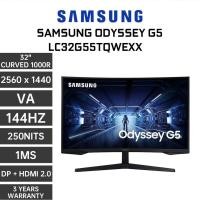ราคา MONITOR (จอมอนิเตอร์) SAMSUNG ODYSSEY G5 LC32G55TQWEXXT 32" VA CURVED 2K 144Hz ประกัน 3 ปี (6860716361)
