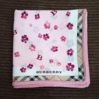 ราคา Burberry ผ้าเช็ดหน้าแบรนด์เนม แท้มือสอง (1699135931)