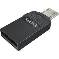 ราคา SanDisk แฟลชไดร์ฟสำหรับสมาร์ทโฟน รุ่น Dual USB Drive SDDD1- 16GB USB2.0 micro-USB (1440569532)