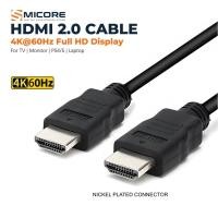 ราคา สาย HDMI 2.0 แบบหัวผู้ทั้งสองด้าน รองรับ 4K@60Hz สำหรับทีวีและจอภาพ ความยาว 1-1.5 เมตร สายยางแข็งแรง ทนทาน (27586024024)