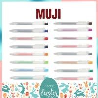 ราคา เซ็ตคู่ ปากกาเจล MUJI และไส้ปากกา แบบกด ขนาดหัว 0.5 MM (26759228688)
