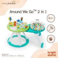 ราคา ⚡⚡ของเล่นเด็ก เก้าอี้หัดเดิน พร้อมโต๊ะกิจกรรม Bright Starts AWG 2-in-1 Tropic Cool ช่วยเสริมสร้างพัฒนาการ (10605419507)
