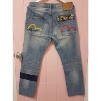 ราคา กางเกงยีนส์อีวิสุ Evisu ผ้าฟอก เอว 33 (19759404688)