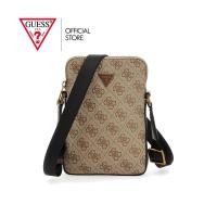 ราคา GUESS กระเป๋าสะพายผู้ชาย Vezzola Eco 4G Logo Mini Crossbody รุ่น HMEVZLP3381 สีน้ำตาล (25565868301)