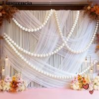 ราคา LIMERENCIA 10 ชิ้น Faux ไข่มุกขนาดใหญ่, ไข่มุกกลม 5.5 ซม./8 ซม.ลูกปัด Garland, DIY พลาสติกสีขาวจี้งานแต่งงานฉากหลัง (52905627522)