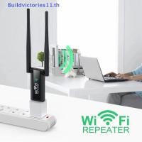 ราคา Buildvictories11 USB Wifi Repeater 300M Wi-Fi สัญญาณ Booster 2.4G Wireless Extender Wi Fi อะแดปเตอร์สําหรับเดสก์ท็อป PC แล็ปท็อป TH (42225451121)
