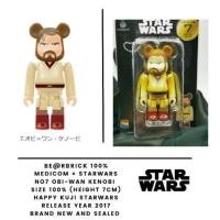 ราคา Bearbrick Be@rbrick 100% Medicom + Starwars NO.7 Obi-Wan Kenobi Disney Happy Kuji Star Wars (19367331585)