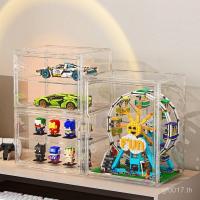 ราคา โปร่งใสโปร่งใสกล่องรถเลโก้ฉากป้องกันฝุ่นทํามือตู้อาคารบล็อกจัดเก็บกล่องแสดงชุดความเร็วใสรถแข่ง SNKI (40126936675)