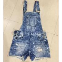 ราคา used like new เอี๊ยมยีนส์ขาสั้น Stradivarius (1199520639)