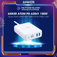 ราคา ANKER A2041 PowerPort Atom PD 4 100W fast charger (2 PD & 2 PIQ) พร้อมการแจ้งเตือน LED ขนาดกะทัดรัด (24979571601)