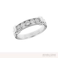 ราคา แหวนเพชรแถว 0.50 กะรัต (SR-01985) (8427823340)