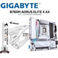 ราคา MAINBOARD (1700) GIGABYTE B760M AORUS ELITE X AX DDR5 ประกัน 3 ปี (24380518879)