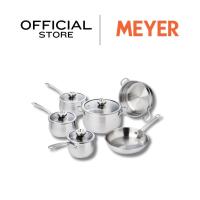 ราคา MEYER WHITE STEEL ชุดเครื่องครัวสเตนเลส 10 ชิ้น หม้อด้าม 14-16-18 cm.หม้อสองหู-กระทะตื้น-ซึ้ง 24ซม.(71509-T) (28756582832)