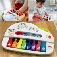 ราคา Fisher Price Laugh & Learn Silly Sounds Light-Up Piano ฟิชเชอร์ไพรซ์ เปียโนสอนภาษา มือสอง (17069019799)