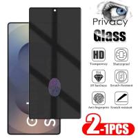 ราคา SAMSUNG 2PCS Full CoverกระจกนิรภัยAnti Spyความเป็นส่วนตัวสําหรับSamsung Galaxy S25 S24 S23 S22 S21 S20 S10e S10 Note10 Note20 Lite FE Ultra Plus 5Gสีดําขอบฟิล์มแก้วHDป้องกันหน้าจอ (44359414353)