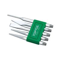 ราคา GAAV0501 TOPTUL 5PCS Chisel Punch Set ชุดเหล็กส่ง สกัด และเหล็กนำศูนย์ 5 ชิ้น (45502922297)