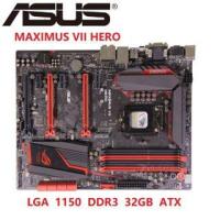 ราคา Asus ROG MAXIMUS VII HERO เมนบอร์ดเดสก์ท็อป Z97 ซ็อกเก็ต LGA 1150 i3 i5 i7 DDR3 32G ATX (55055127162)