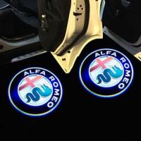 ราคา LED ประตูไฟรถยนต์แสงเลเซอร์เงาโลโก้ สำหรับ Alfa Romeo โปรเจคเตอร์ เช็ต2ชิ้น / ติดตั้งง่าย / Courtesy door TUNING lights (3427580000)