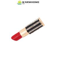 ราคา Warm ลิปสติกรูปร่าง Lapel Pin เข็มกลัด Rhinestones ลิปสติกเข็มกลัด Lapel Pin ความปลอดภัย Pin (46504789741)