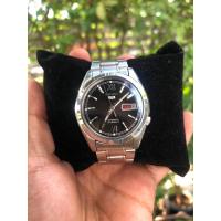 ราคา Seiko 5 Automatic 21 Jewels หน้าปัดดำหลักโรมัน (25318791005)